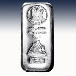 1 x 500 Gramm Münzbarren 5$ Fiji...