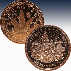 1 x 1 oz Copper Round d'Anconia...
