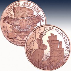 1 x 1 oz Copper Round Osborne...