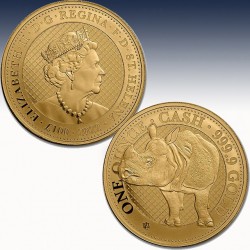 1 x 1 oz  Gold £100 St.Helena "India...