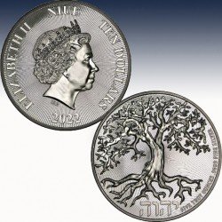 1 x 5 Unze Silbermünze 10$ Niue...