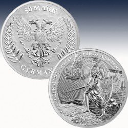 1 x 10 Oz Silber 50 Mark Germania...