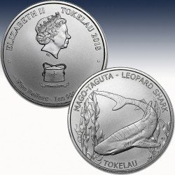1 x 1 oz Silbermünze Tokelau 5 $...