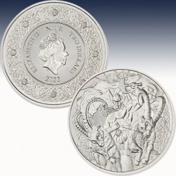 1 x 1 oz Silbermünze 2$ Niue "NORSE...