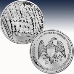1 x 1 oz Silver Round 9Fine...