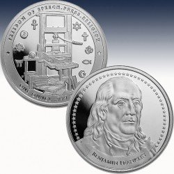 1 x 1 oz Silver Round 9Fine "Founders...