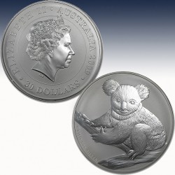 1 x 1 Kg Silber 30$ Australian "Koala...