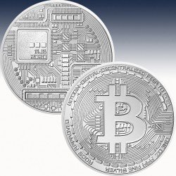1 x 1 oz Silverround Blockchain Mint...