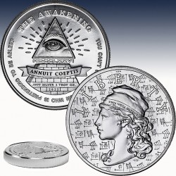 1 x 2 oz Silverround "The Awakening...