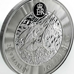 1 x 1$  Silbermünze Cayman Islands...