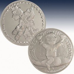 1 x 1 oz Silver Round d'Anconia...