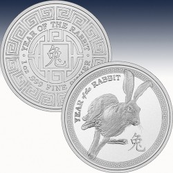 1 x 1 oz Silverround Provident Metals...