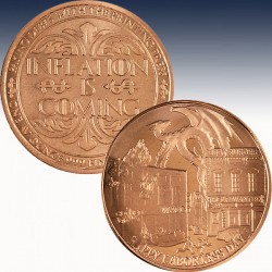 1 x 1 oz Copperround Patriot Coins...