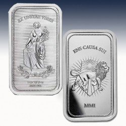 1 x 1 Oz Silver Bar "Continental Bar...