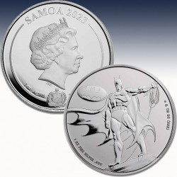 1 x 1oz Silbermünze 5$ Samoa "DC...