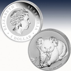 1 x 1 Oz Silber 1$ Australien "Koala...