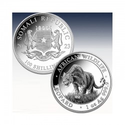1 x 1 oz Silbermünzen 100 Sh Somalia...