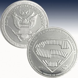 1 x 1 oz Silverround Patriot Coins...