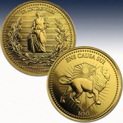 1 x 1 Oz Goldround "Continental Coin...