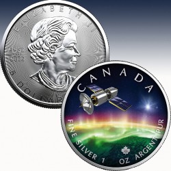1 x 1 oz Silbermünze 1$ Canada...