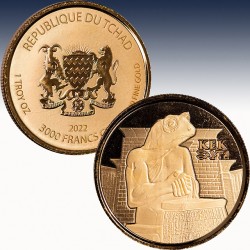1 x 1 oz Gold 3.000 Francs Republic...