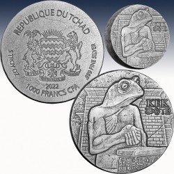 1 x 5 oz Silber 1.000 Francs Republic...