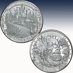 1 x 1 oz Silver Round Mason Mint...