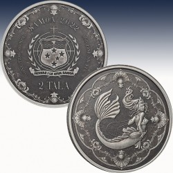 1 x 1 oz Silbermünze 2$ Tala Samoa...