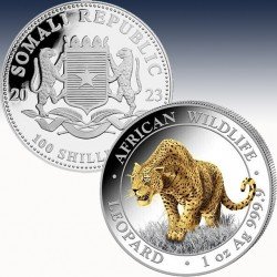 1 x 1 Oz Silber 100 SH Somalia...