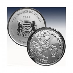 1 x 1 oz Silbermünze 500 CFA Republik...