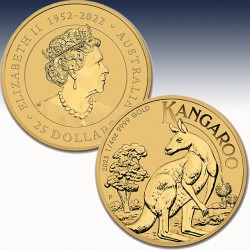 1 x 1/4 Oz Gold 25$ Australien...
