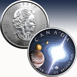 1 x 1 oz Silbermünze 1$ Canada...