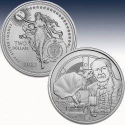 1 x 1 oz Silbermünze 5$ Niue Islands...
