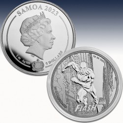 1 x 1oz Silbermünze 5$ Samoa "DC...