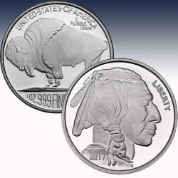 1 x 1 oz Silver Round SilverTowne...