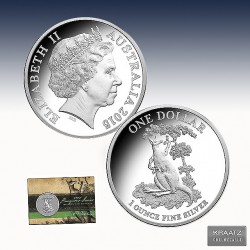 1 x 1 Oz Silbermünze 1$ Royal...