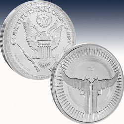 1 x 1 oz Silver Round Patriot Coins...