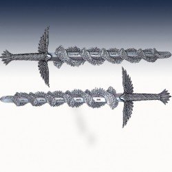 1 x 2.5 oz Silver Korea "The Sword of...