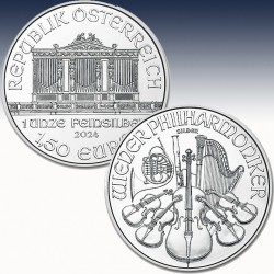 1 x 1 oz Silbermünze 1,50€ Österreich...