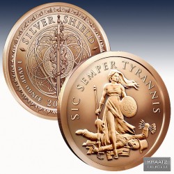 1 x 1 oz Copper Round "Sic Semper...