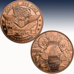 1 x 1 oz Copper Round Osborne Mint...