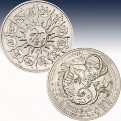 1 x 1 Oz Silver Round Intaglio Mint...