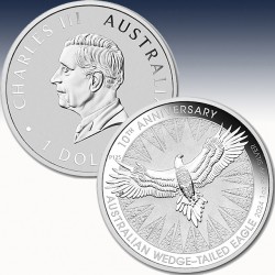 1 x 1 Oz Silber Australien 1$ "Wedge...