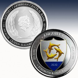 1 x 1 oz Silbermünze 2$ Eastern...