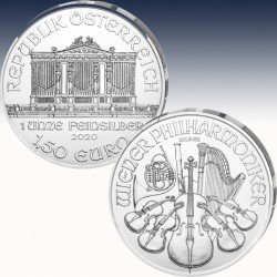 1 x 1 oz Silbermünze 1,50€ Österreich...