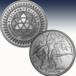 1 x 1 Oz Silverround Silver Shield...