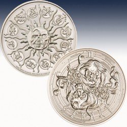 1 x 1 Oz Silver Round Intaglio Mint...