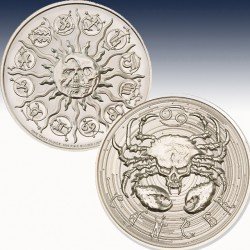 1 x 1 Oz Silver Round Intaglio Mint...