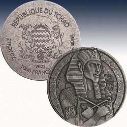 1 x 2 oz Silbermünze 1.000 Francs...