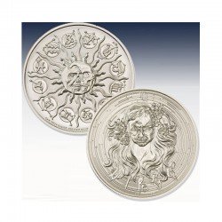 1 x 1 Oz Silver Round Intaglio Mint...